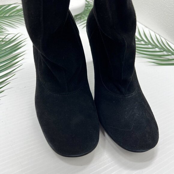 AGL Attilio Giusti Leombruni Michelle Black Leather Ankle Bootie Size 37 NWB - Picture 2 of 12